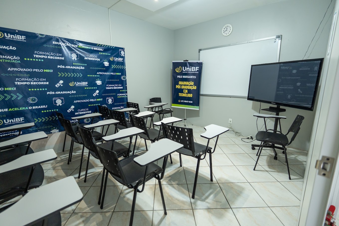Sala de aula do Polo UniBF Navegantes